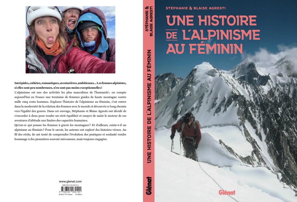 Cover des Buches Une histoire de l'alpinisme au féminin von Stéphanie und Blaise Agresti, Verlag Glénat